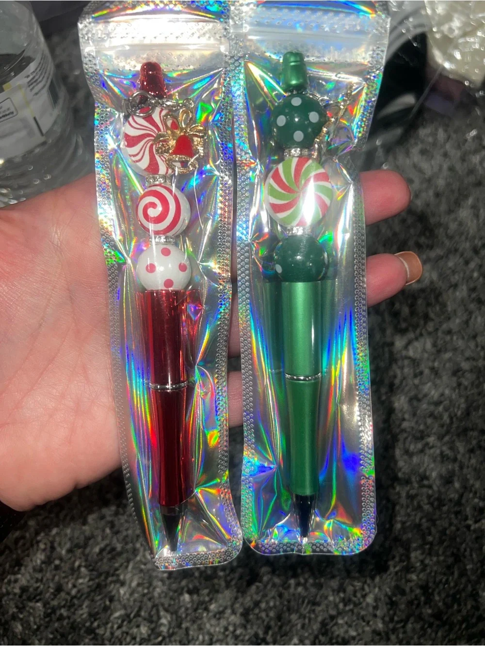🎄✨ NEW Christmas Holiday Novelty Pens – Set of 2 ✨🎄